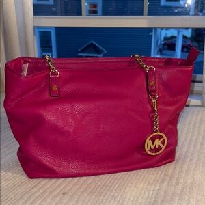 Michael Kors Genuine Leather Shoulder Bag